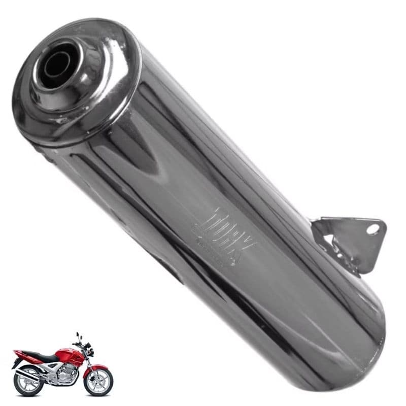 Ponteira Escapamento Cbx250  Twister Ano 2001 até 2008 Modelo original Pro Tork cromo forte