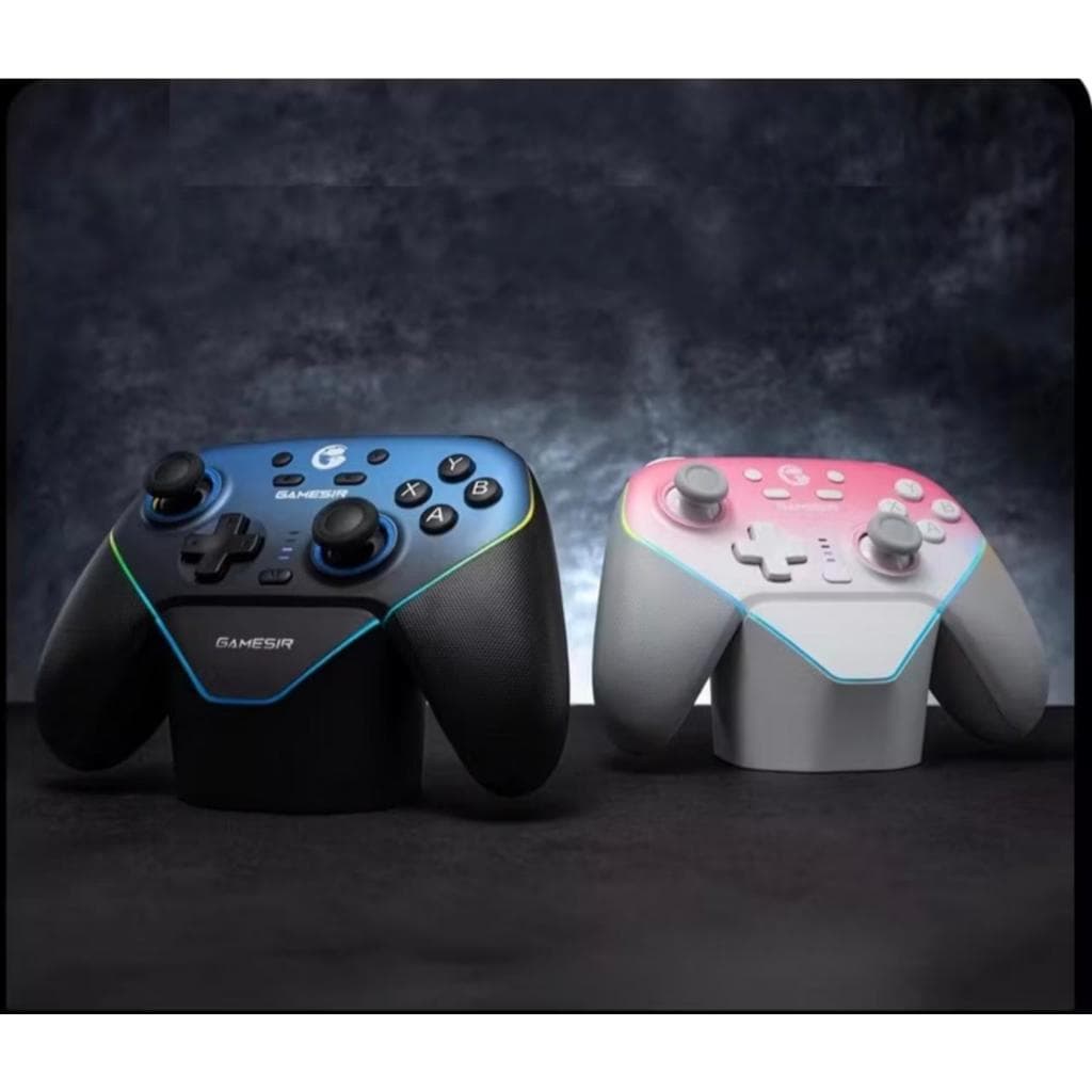 Controle Gamesir Super Nova, COM Dock de carregamento, RGB, HALL EFFECT, 1000Hz, PC, Switch, Android