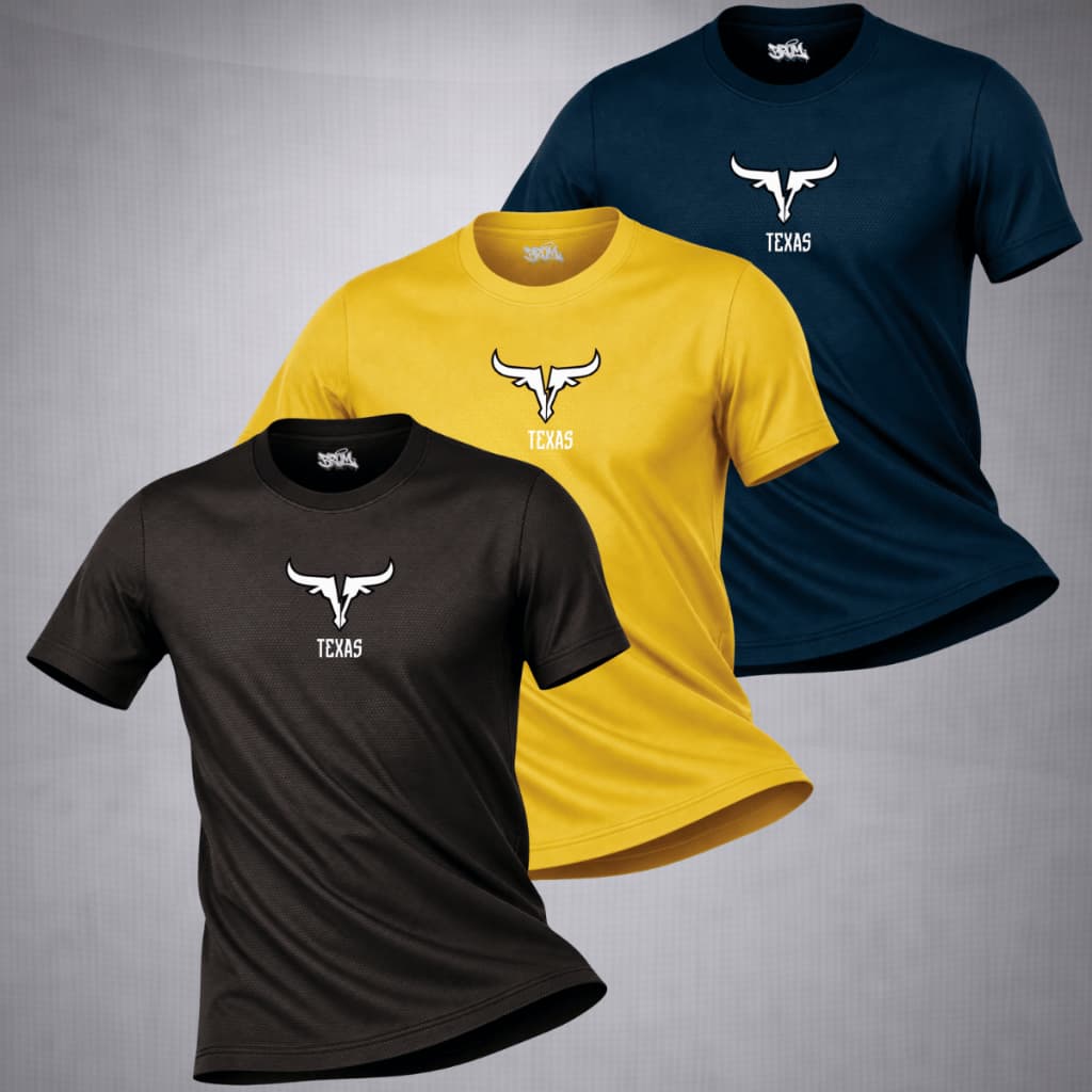 Kit 3 Camisas Dry Fitness Camiseta Masculina Gym Sport Academia Corrida Tamanho Especial