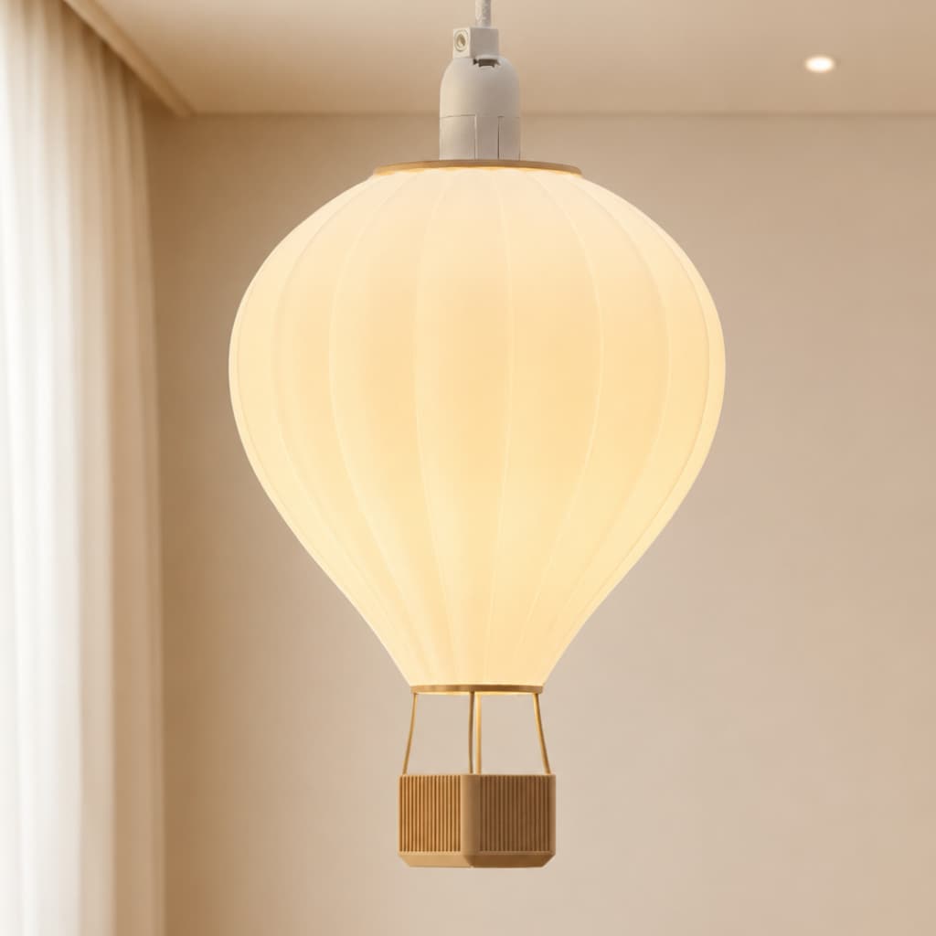 Luminária Pendente Balão Lustre Moderno Decorativo para Quarto Infantil Bebê Sala Teto Decoração Berçário Maternidade