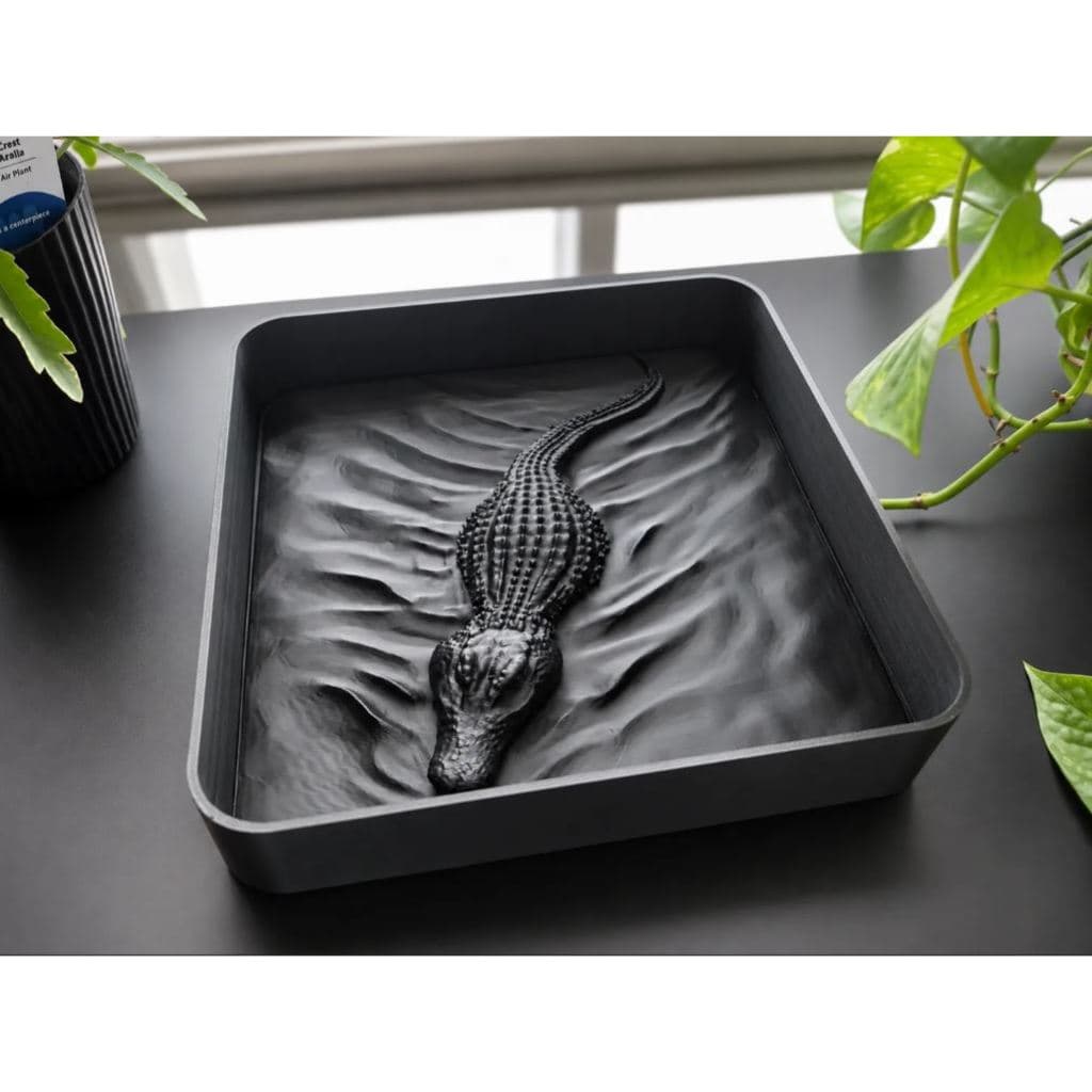 Porta Chaves Decorativo Jacaré Lacoste Aligator Organizador de Mesa e Hall de Entrada