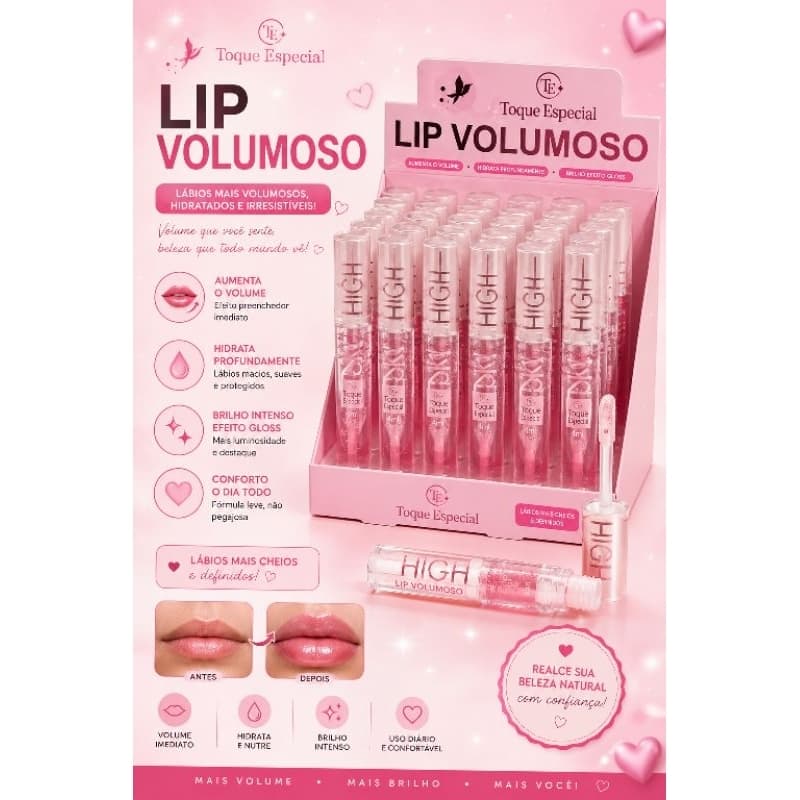GLOSS LIP VOLUMOSO/EFEITO PLUMP TOQUE SPECIAL