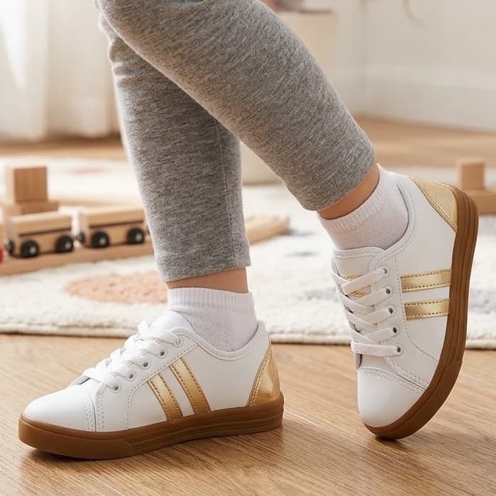 Tênis Infantil Menina Confortável Escolar Casual Feminino Criança Promoção Lançamento Original
