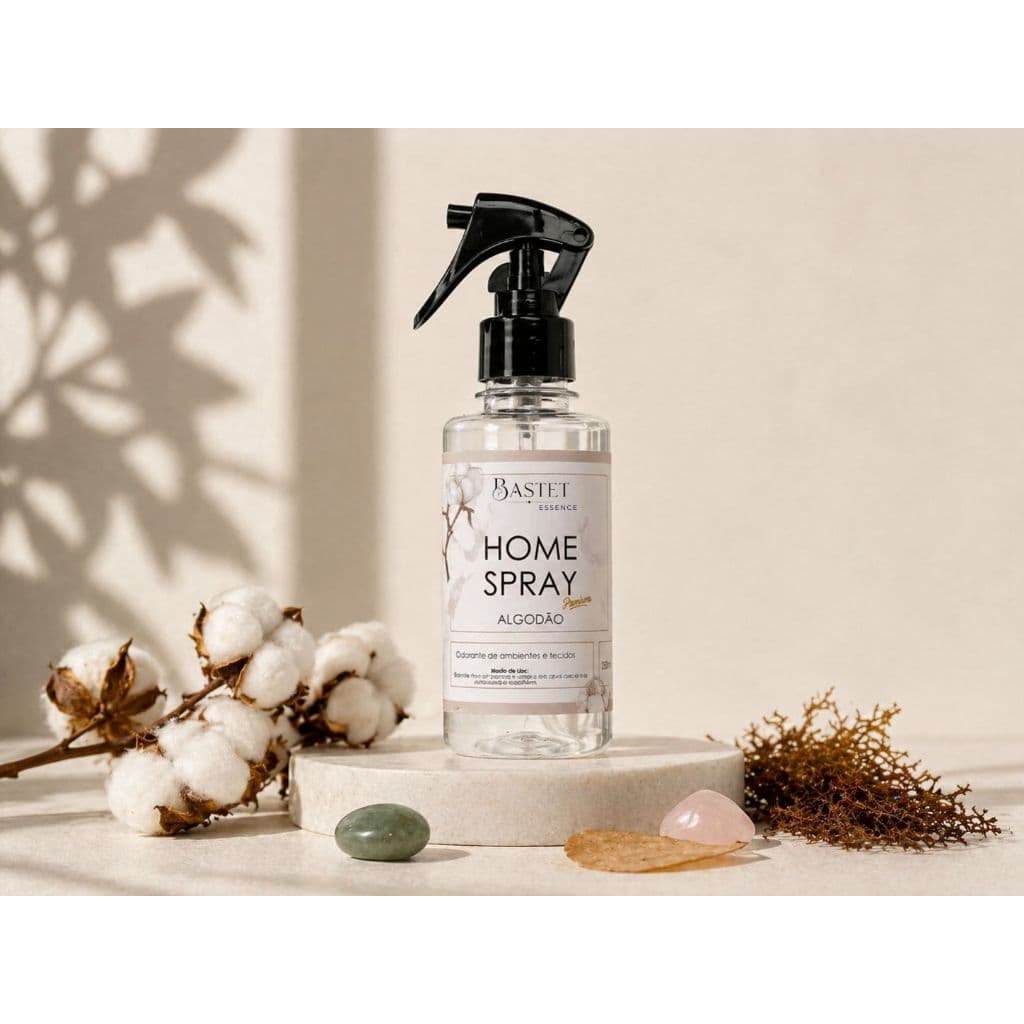 Home Spray Algodão Premium | 230 ml | Bastet Essence