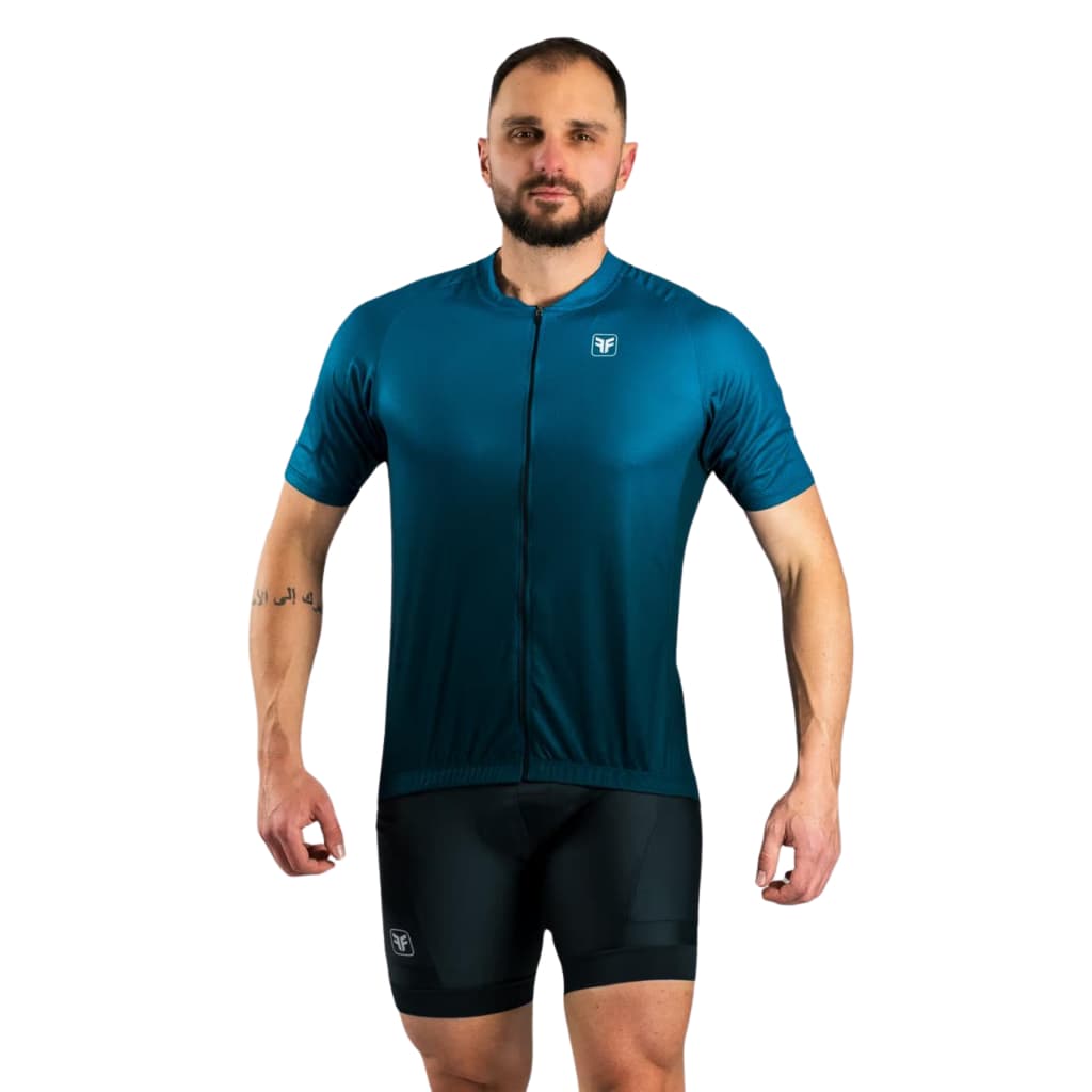 Camisa Ciclismo Masculina Free Force Basic Cobalt Azul M C