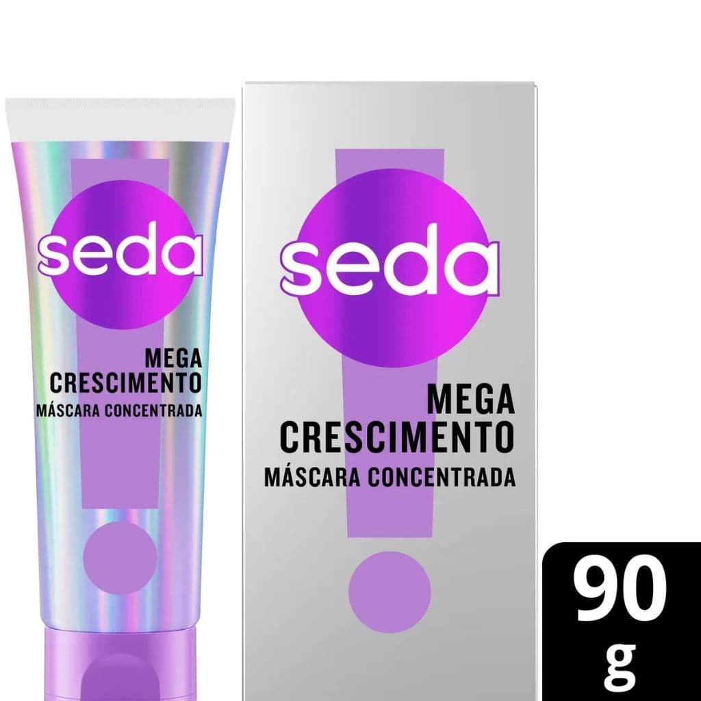 Máscara De Tratamento Capilar Seda Concentrada Mega Crescimento 90g ( creme de tratamento )