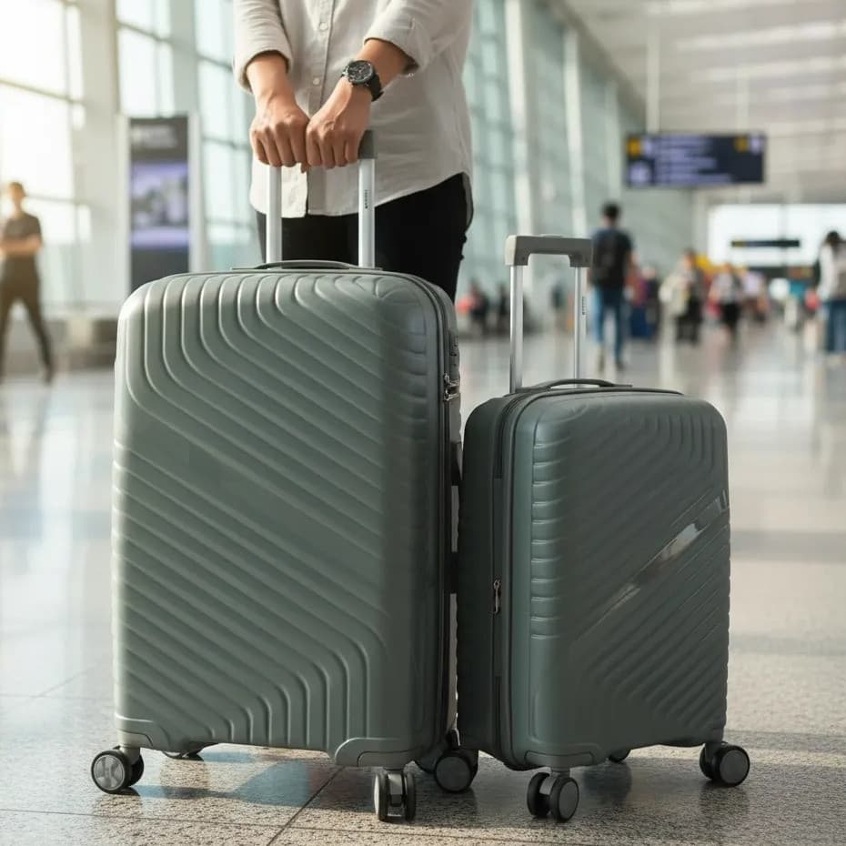 Kit Mala De Viagem Cruzeiro Malas 2 Malas de bordo 10 E 23kg 6014