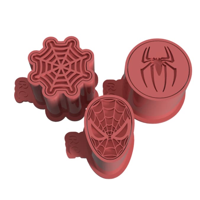 Modelador e Ejetor Para Modelar Doces, Brigadeiros - Homem Aranha 2