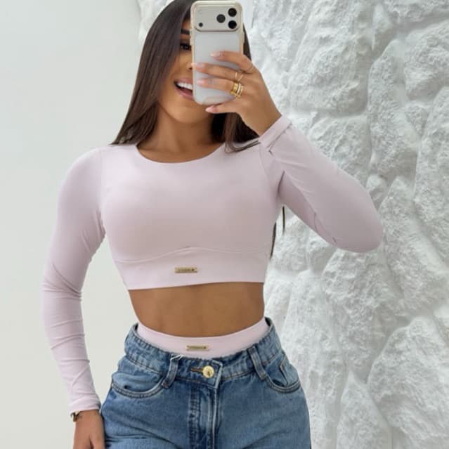 Conjunto Hot Pats Blessmih Conjunto Feminino Manga Longa