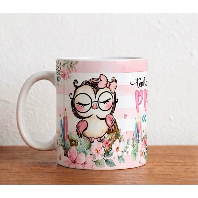 Caneca Professora Personalizada Presente para Professora, Profe, Educadora | Caneca Dia dos Professores