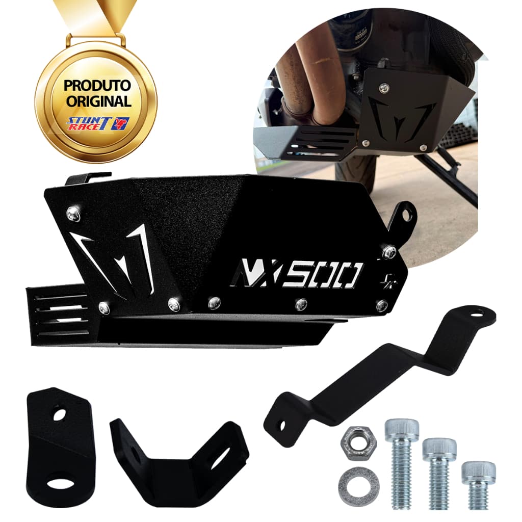 Protetor de Carter NX 500 Preto Fosco Esportivo Stunt Race