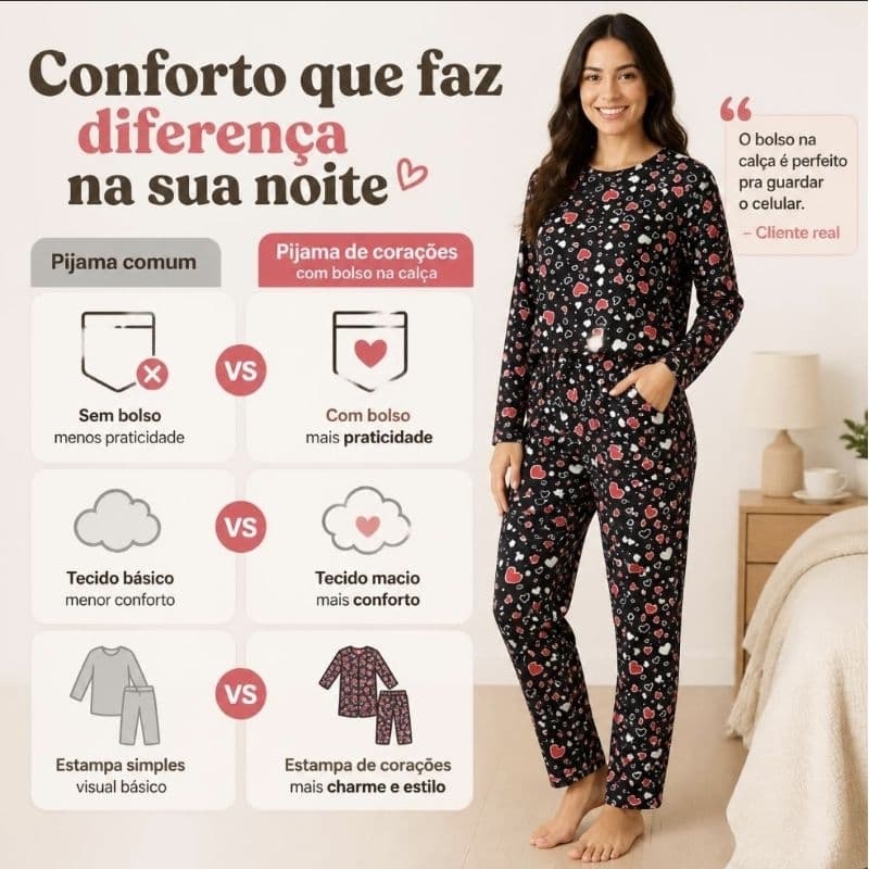 Pijama flecee, Quentinho, Costura super reforçada, Pijama Feminino, Inverno,Conjunto Peluciado,Pijama Frio.