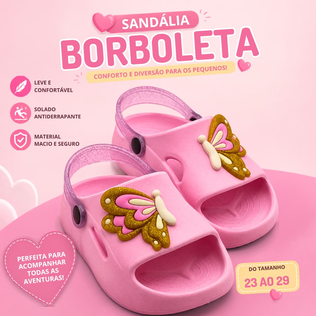Sandalia infantil chinelo menina confortavel antiderrapante