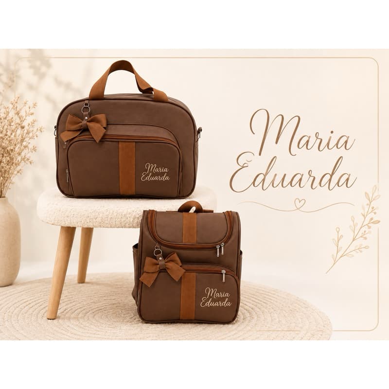 kit DuDa, bolsas maternidade Premium, 2 peças personalizadas