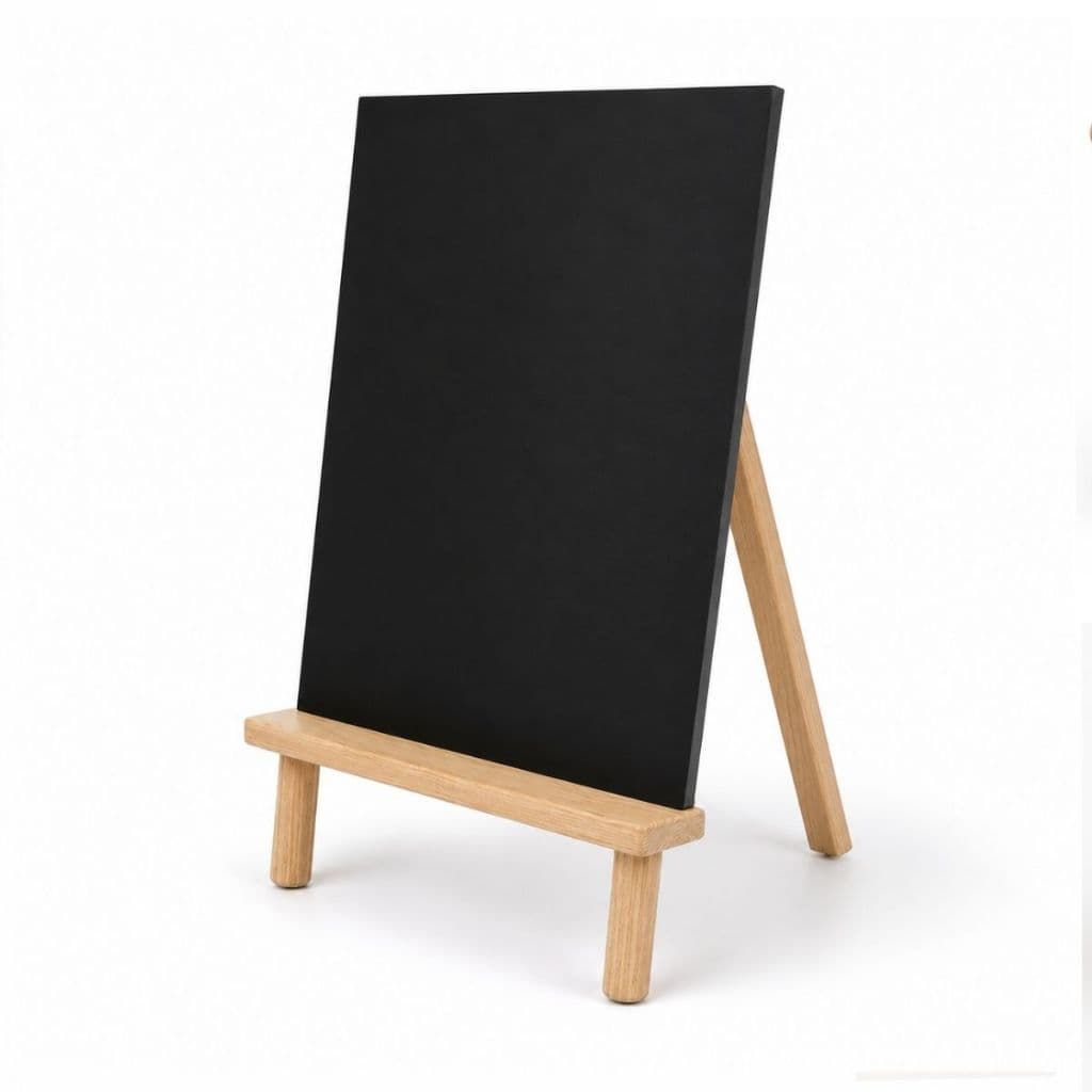 Lousa Infantil Cavalete Tripé Quadro Negro 45x65 cm c/ Suporte Acompanha Apagador e Giz Gv Office
