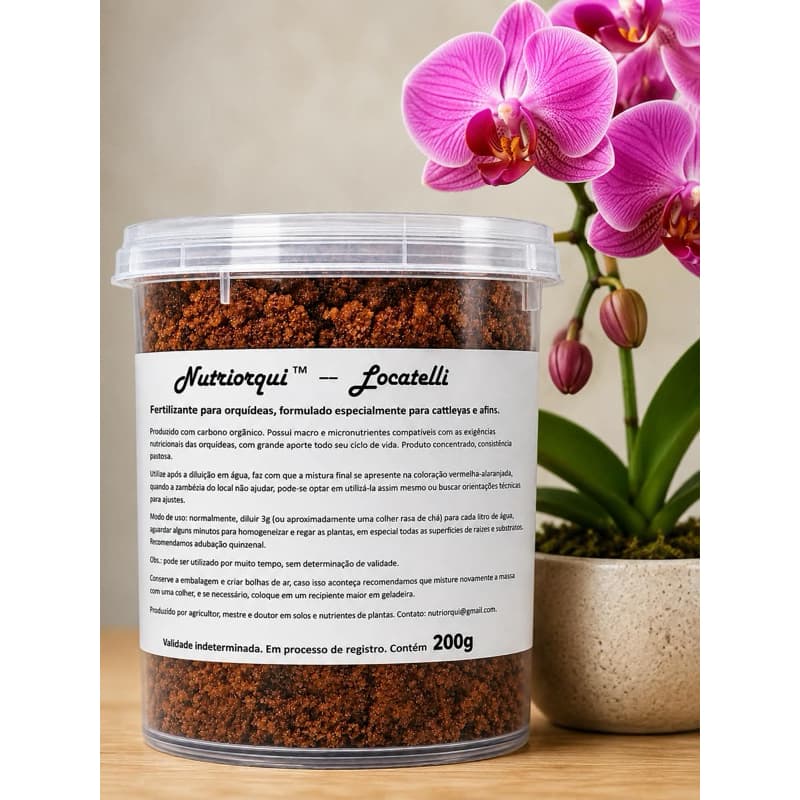 Nutriorqui Locatelli fertilizante completo para orquídeas 200 Gr.