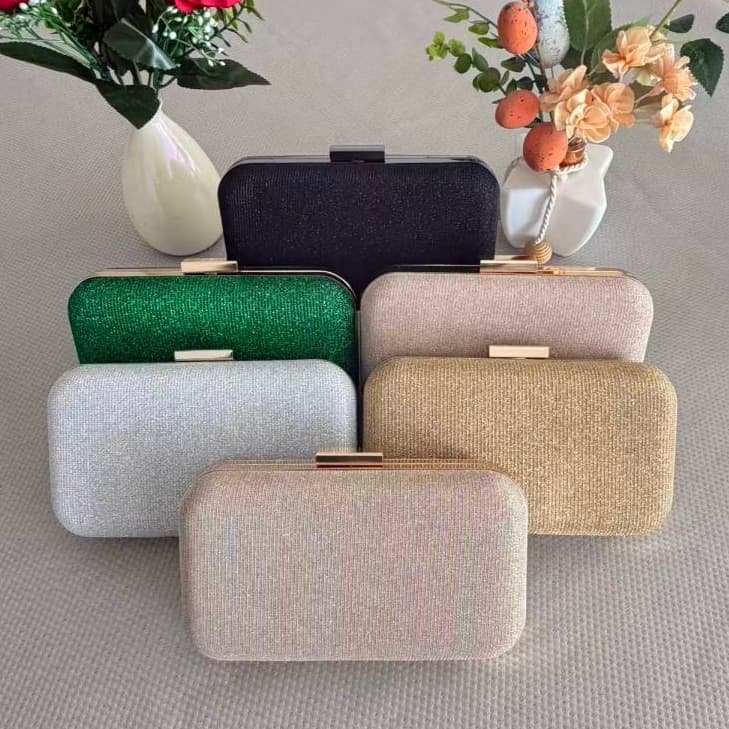 Bolsa Tiracolo / Carteira Feminina Com Glitter Para Festa / Banquete / Casamento WT168-13