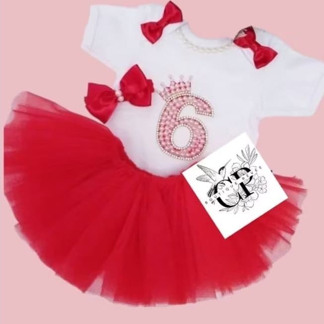 kit Mêsversário Personalizado com número P bebê a 1 ano