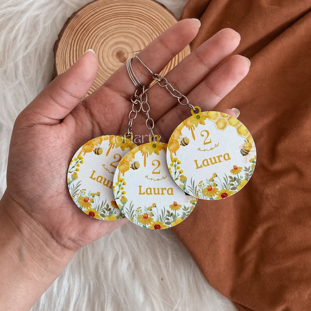 Chaveiro personalizado 5x5cm, lembrancinha personalizada aniversário e eventos, chaveiro MDF