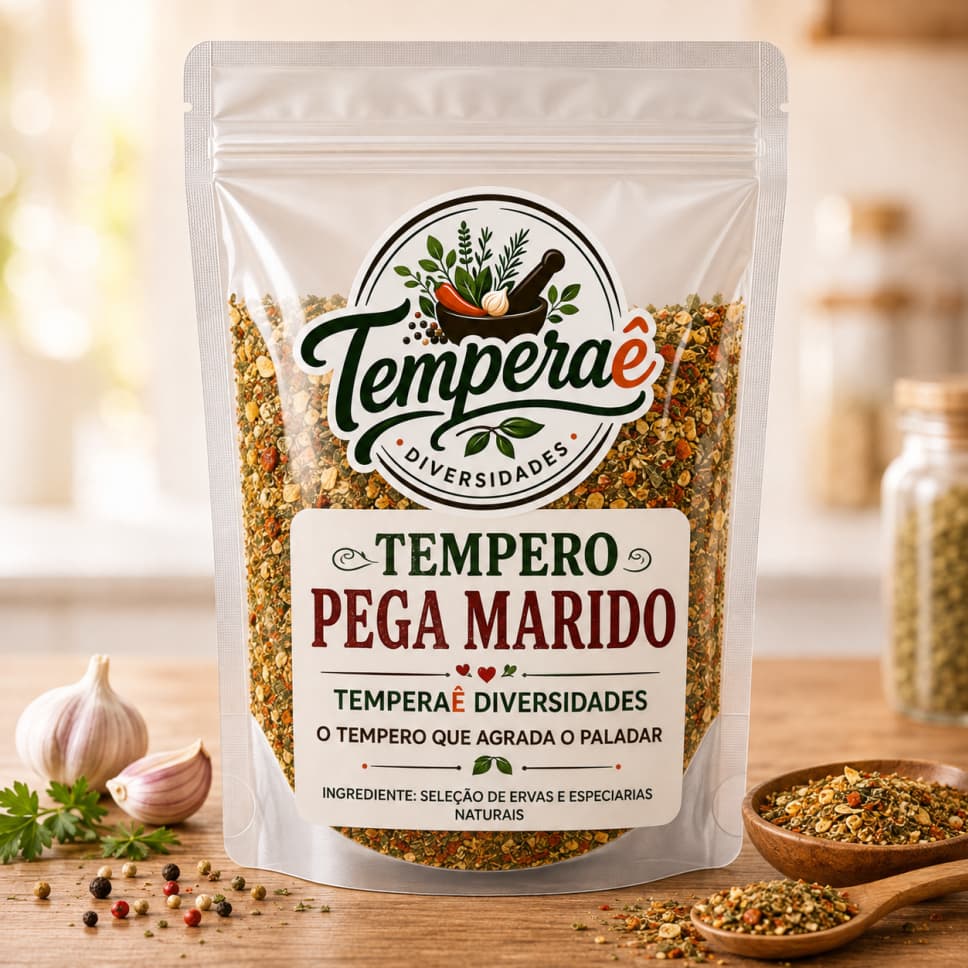 Pega Marido 1 KG Tempero Natural Para Cozinha Especiarias Para Comida Sem Conservantes