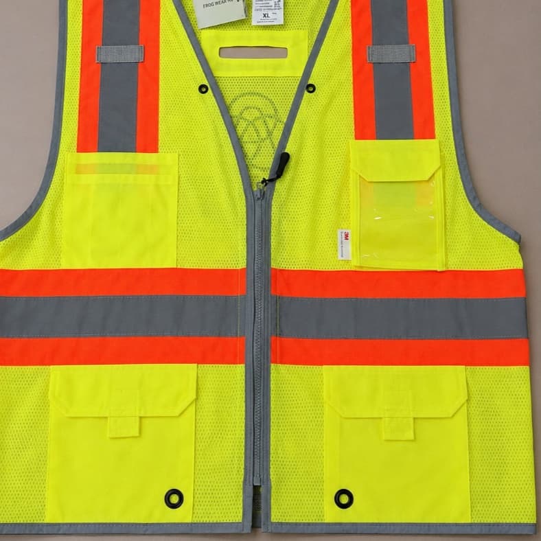 Colete De Segurança Refletivo Alta Visibilidade 3m Frog Wear