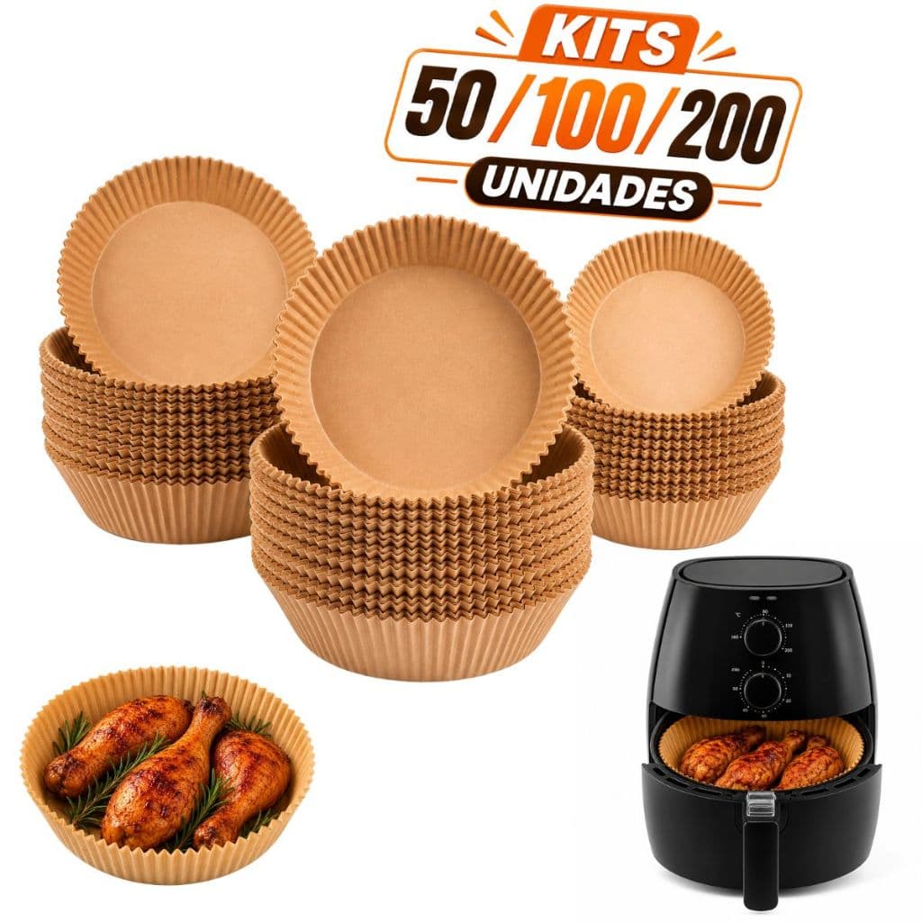 Forma Descartável Papel Airfryer Antiaderente Para Cozinha