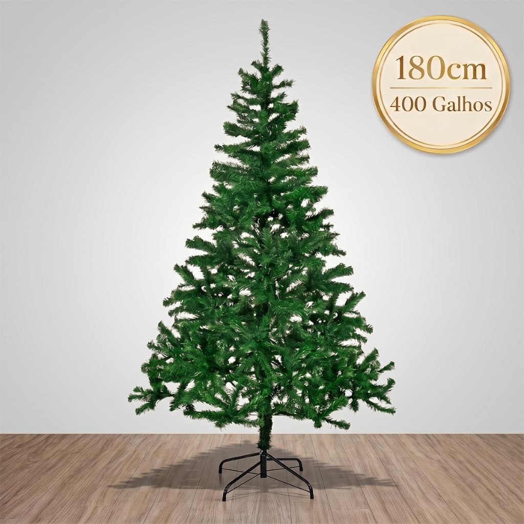 Árvore de Natal Grande Pinheiro Decoração de Natal 2,10 Metros 450Galhos