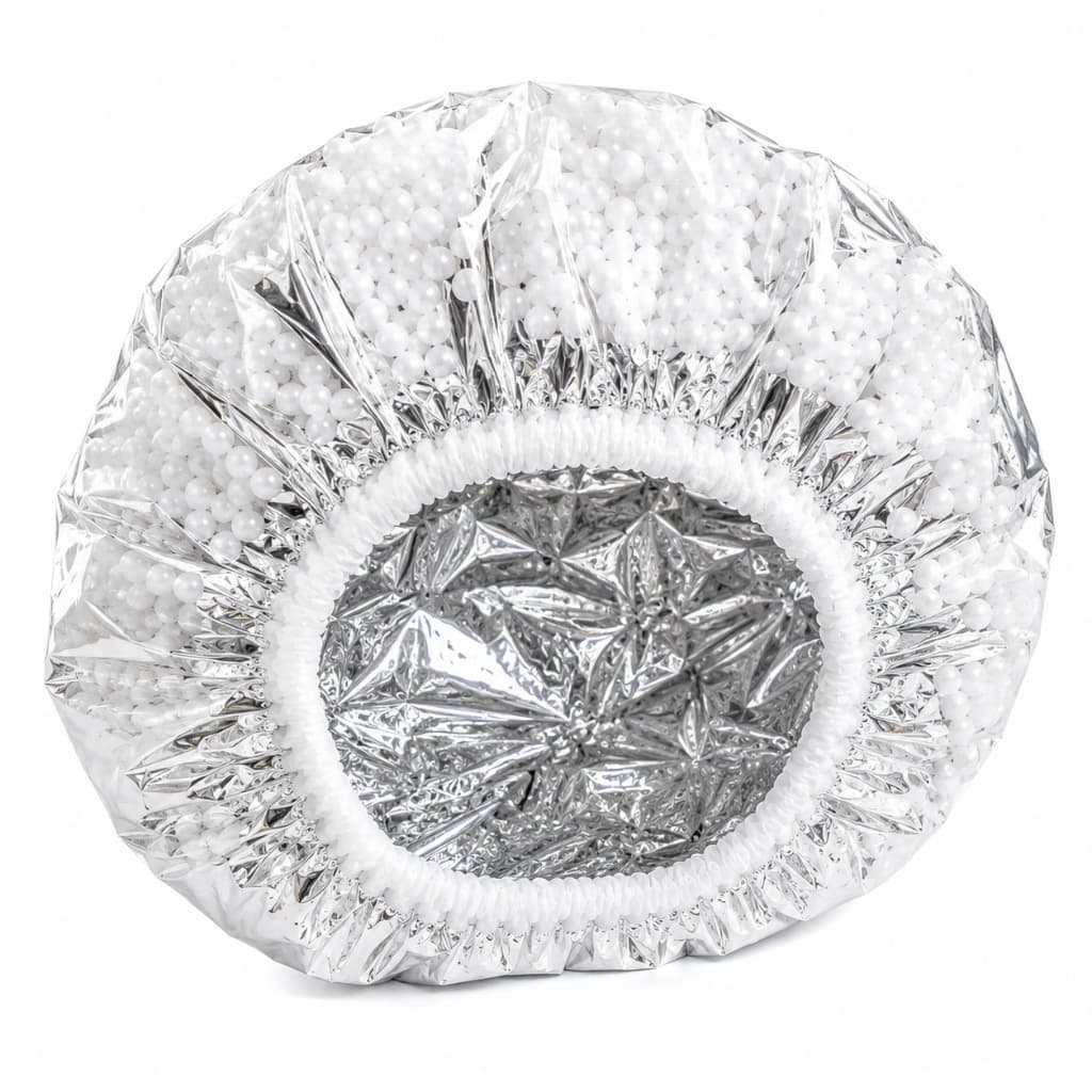 Touca Térmica Metalizada com Isopor Tratamento Hidratação para Cabelo - Caprichosa