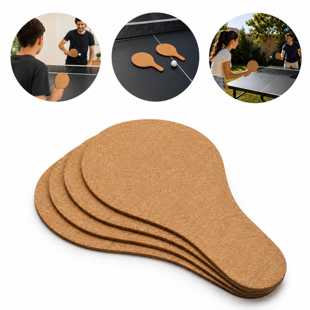 Kit 15, 30 e 45 und Raquetes Ping Pong em MDF Pequenas Para Brindes Lembrancinhas Presentes Brinquedo Raquete MDF
