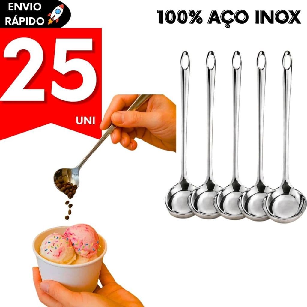 Mini Concha Aço Inox Caldos Sopas Cremes Chocolate Sorveterias Docerias Restaurantes Padarias Utensilios de Cozinha