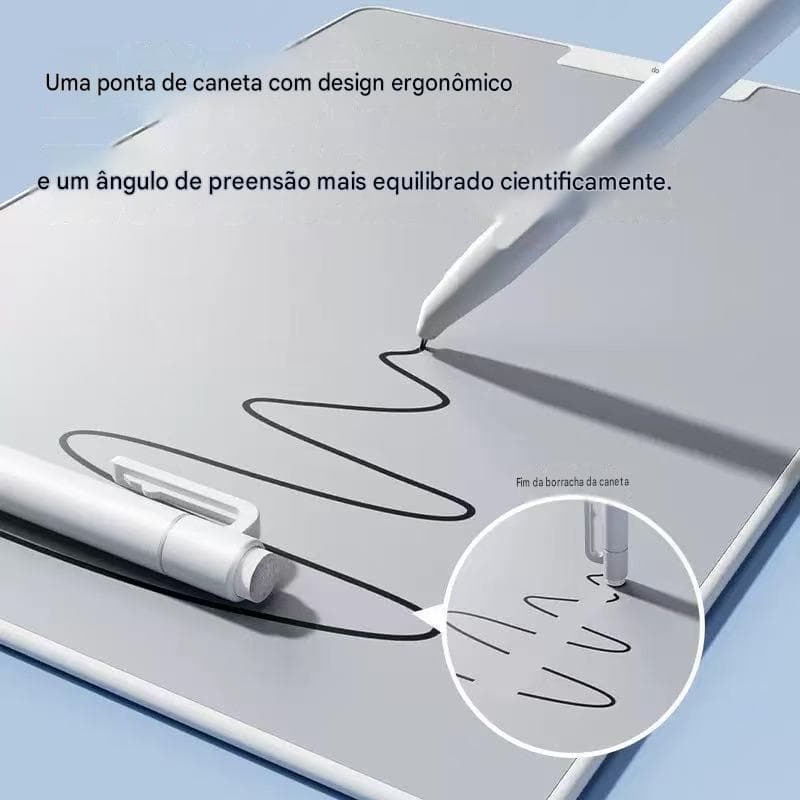Quadro branco magnético portátil – sem poeira, sem tinta, lavável e reutilizável