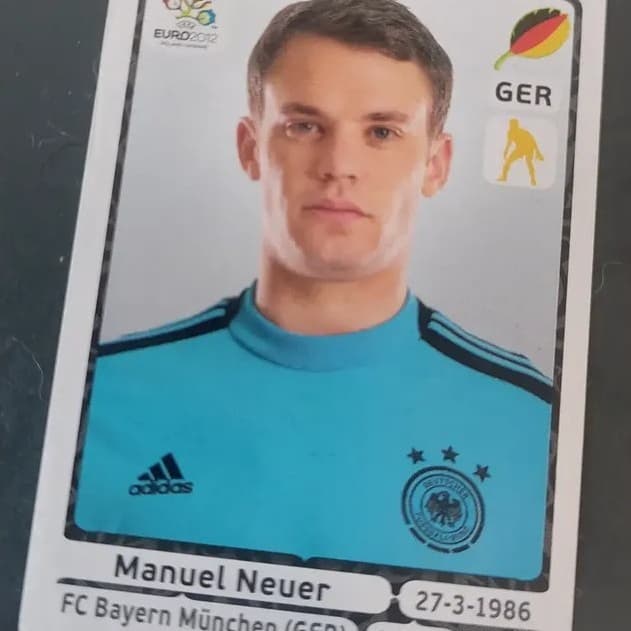 figurinha Manuel Neuer eurocopa 12 #229 original nova top