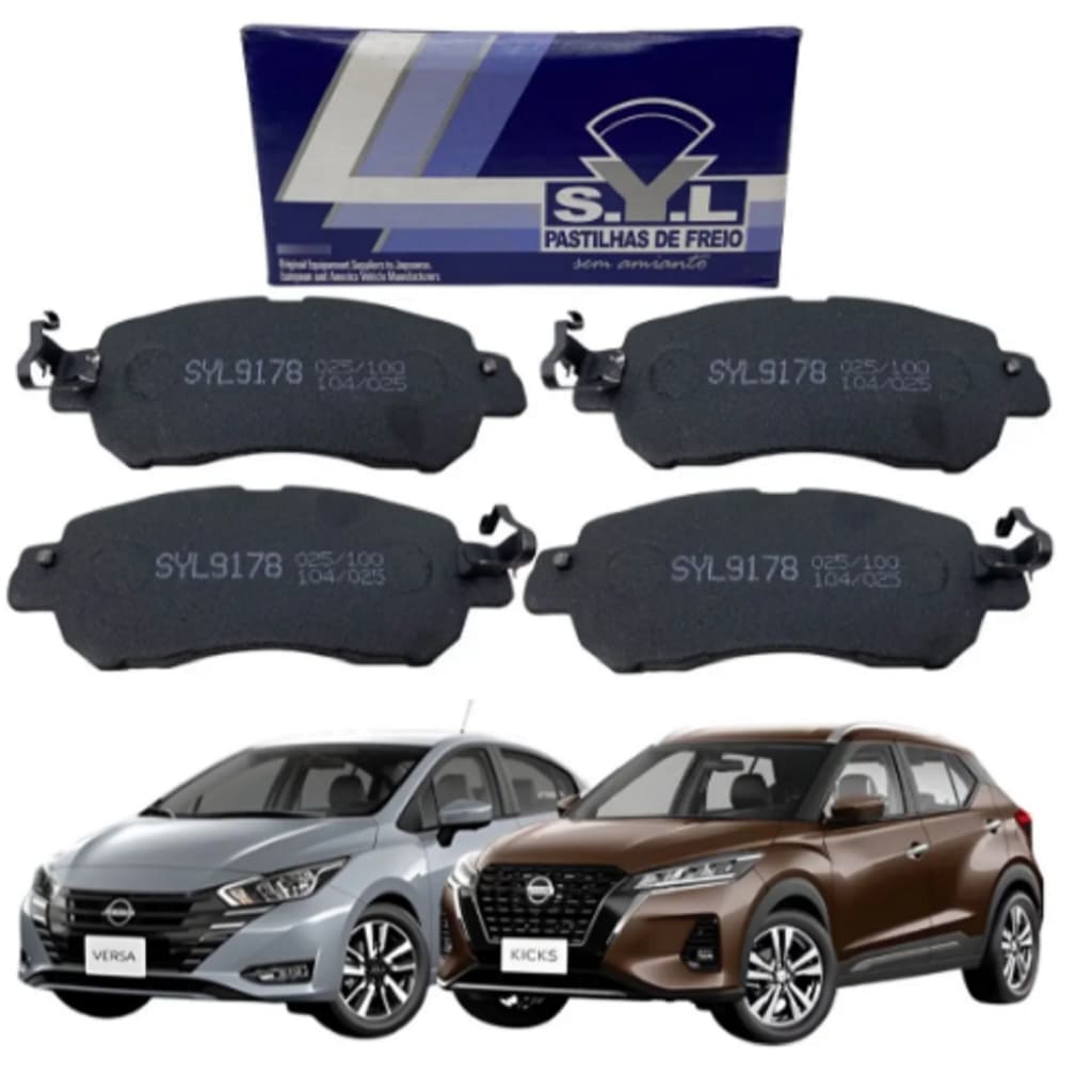 Pastilha De Freio Dianteira Nissan Kicks Versa 1.6 Syl9178