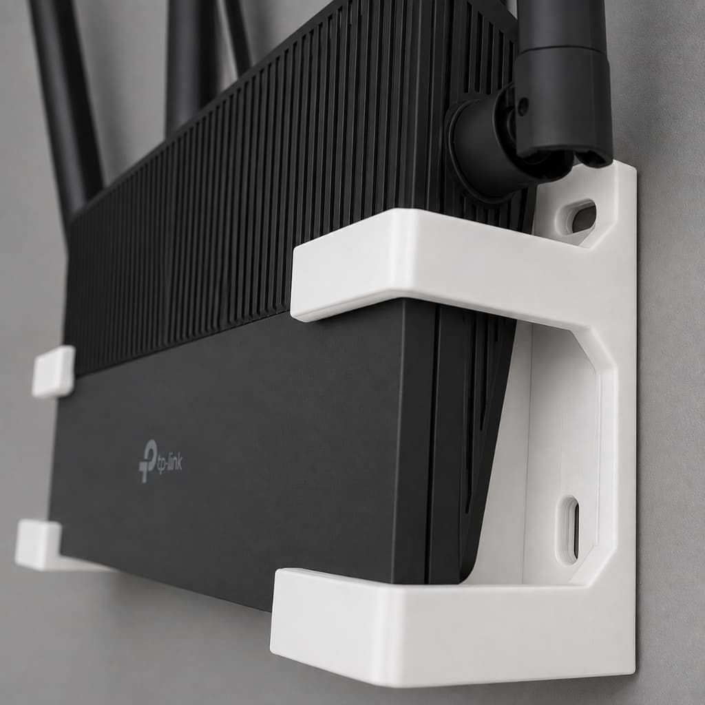 Suporte Roteador Ajustavel Universal Parede Organizador WiFi Modem