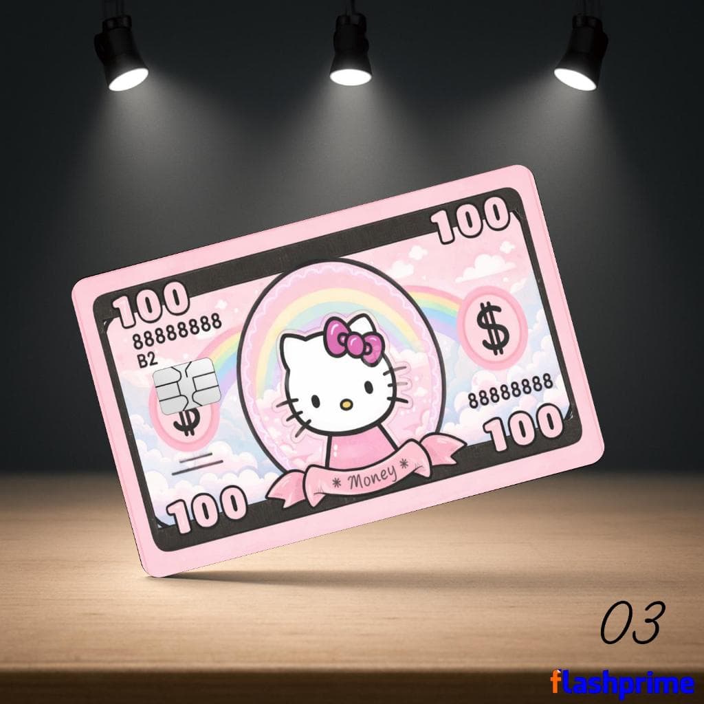 Adesivo Película para Cartão - Hello Kitty