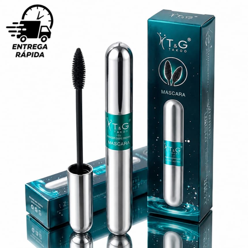 M谩scara De C铆lios T&G Tango 2 Em 1 R铆mel Original Com Nota Fiscal Pronta Entrega + Deliniador + Lapis Duo para olhos