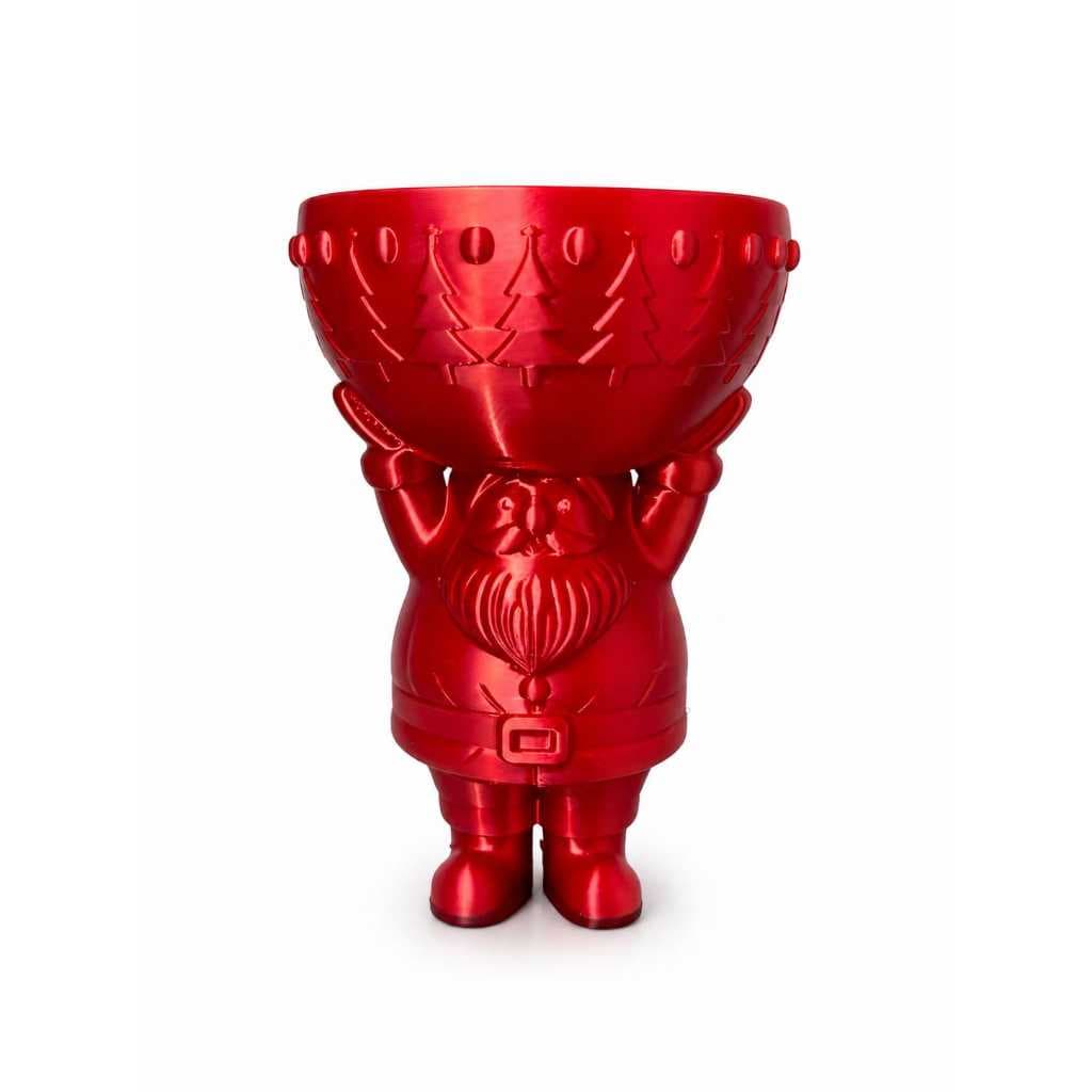 Papai Noel Porta-Mimos – Decoração Natalina 3D Vermelho
