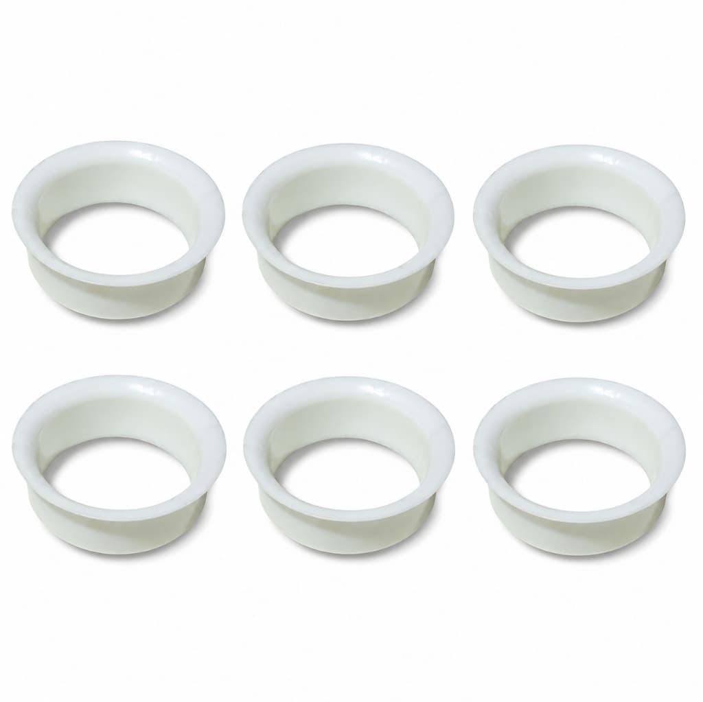 Jogo Caçapa Plástica Bilhar Snooker Sinuca Bola 50 Mm - Kit 6 peças