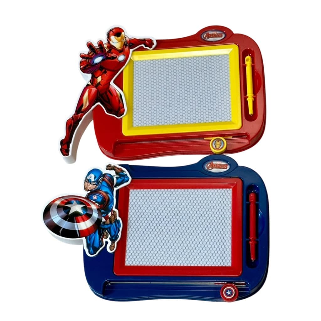 Lousa Mágica Infantil Avengers Marvel Vingadores para Escrever e Desenhar Brinquedo Educativo