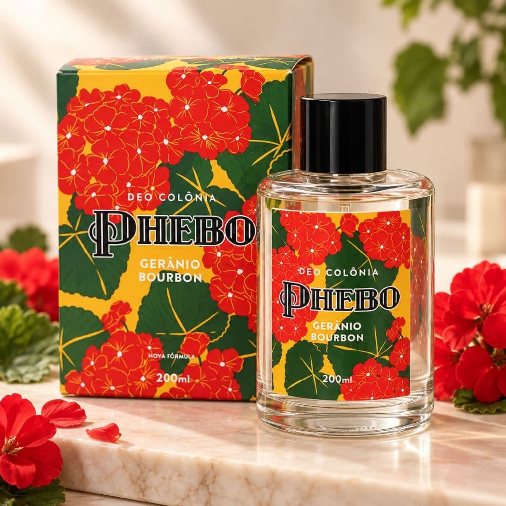 Colônia Phebo Gerânio Bourbon 200ml