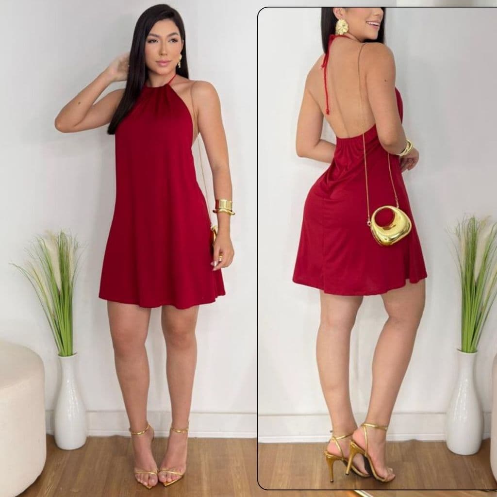 Vestido Feminino Soltinho Curto Malha Fluity Premium Com Bojo Amarração Cordinha Fresquinho Casual Chic Versátil