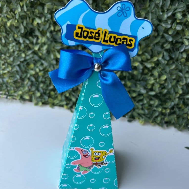 Centro de Mesa Bob Esponja e Patrick – Kit com 10 Unidades | Festa Infantil