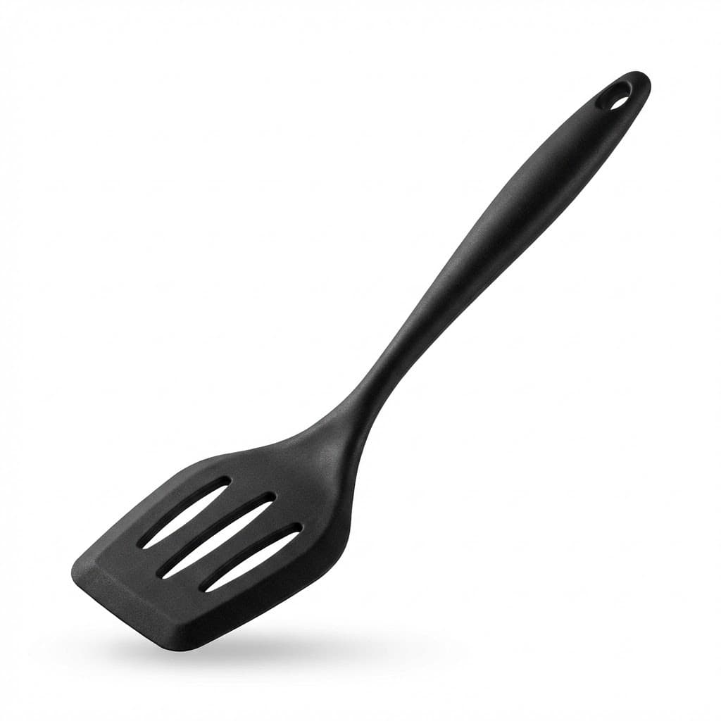 Home Line Espátula Vazada De Silicone Inteiriço Cabo Não Risca Panela Cozinha