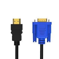 Cabo Conversor HDMI Macho para VGA Macho 1.8M 1080p