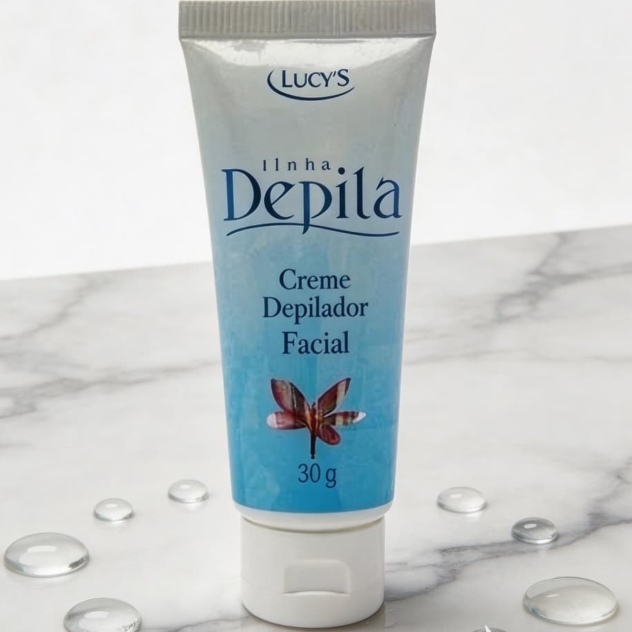 Creme Depilador Facial - Depila sem Dor 30gr - Lucys