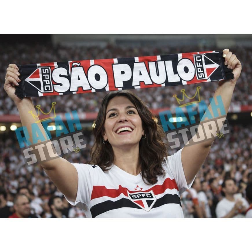 Cachecol São Paulo - Faixa de Mão São Paulo