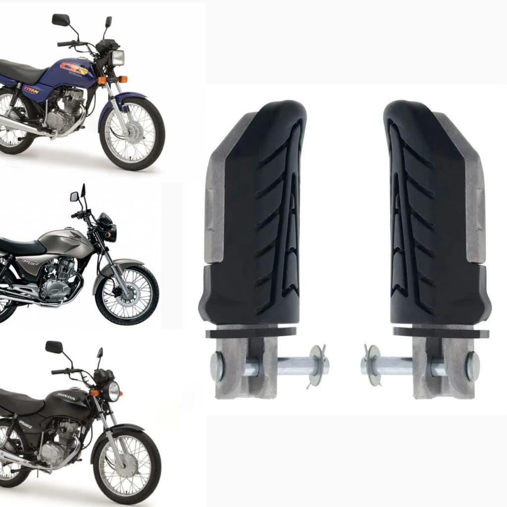 Pedaleira Traseira Titan125 Fan125 Titan150 Fan150 Modelo Titan160 Biz Pop - Par