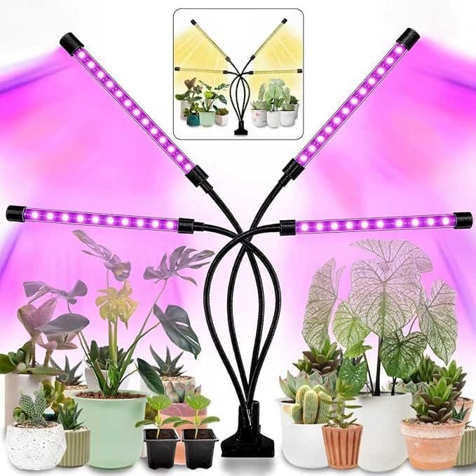 Luz LED Para Planta De Crescimento De Espectro Total Vermelho Azul USB Suculento Indoor Jardinagem