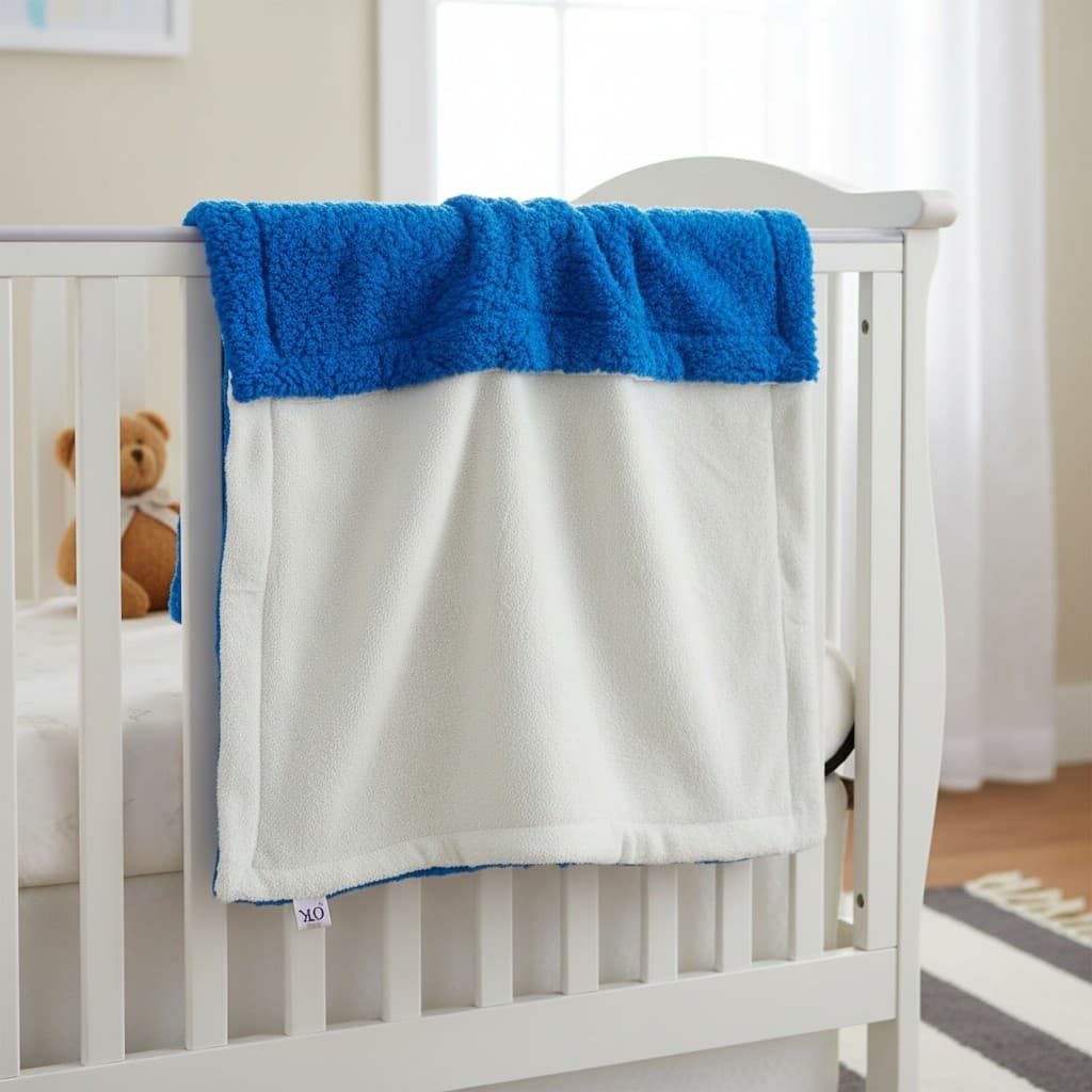 Manta Cobertor Bebe Microfibra Dupla Face Sherpa Luxo Maternidade Menino Menina Inverno