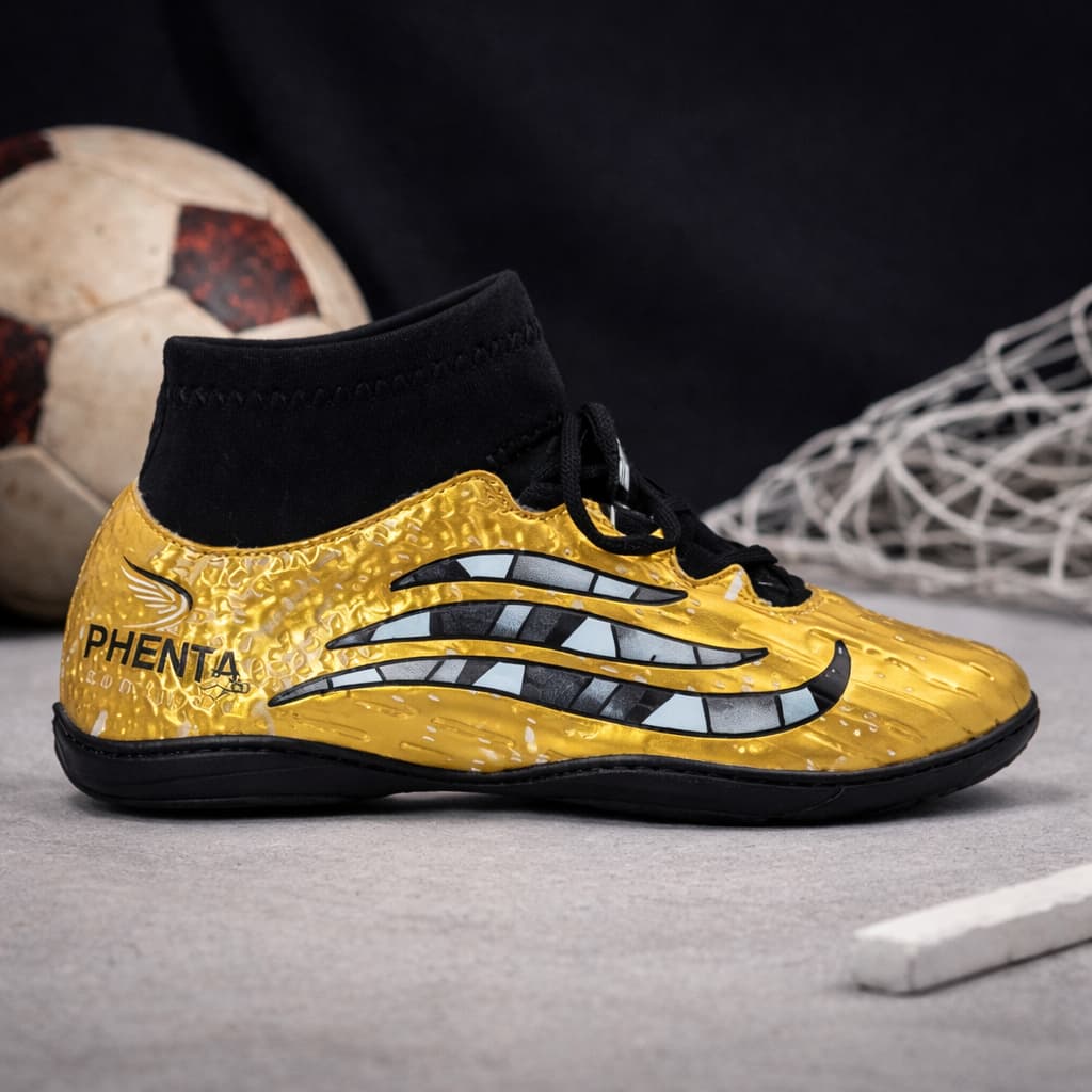 Chuteira Infantil Futsal Phenta Estilo Botinha Original Lançamento